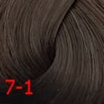 Estel, De Luxe Крем-краска для волос Базовые оттенки Эстель Cream, 60 мл (151 оттенок) 7/1 Русый пепельный