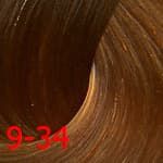 Estel, De Luxe Стойкая крем-краска для волос серии Эстель Silver, 60 мл (60 оттенков) 9/34 Блондин золотисто-медный