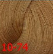 Estel, Краска для волос Princess Essex Color Cream, 60 мл (135 оттенков) 10/74 Светлый блондин коричнево-медный
