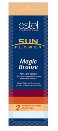 Estel, Sun Flower Крем для загара Эстель Magic Bronze, 15 мл