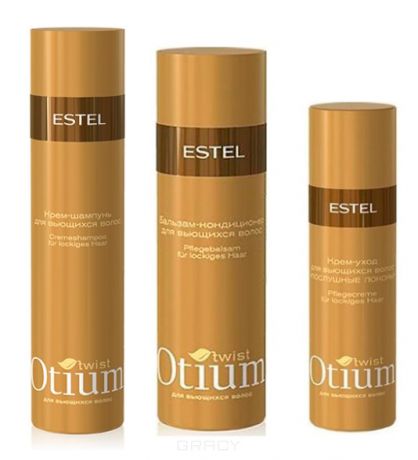 Estel, Otium Twist Набор для волос Эстель (шампунь, бальзам, крем-уход), 250/200/100 мл