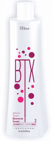 BB One, BTX Classic Ботокс для волос White pH=4,5 Шаг 2, 100 мл