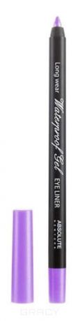 Absolute New York, Водостойкий гелевый карандаш для глаз Waterproof Gel Eye Liner (11 оттенков) Lilac