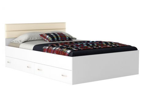 Кровать с ящиками и матрасом Promo B Cocos Виктория-МБ (140х200)