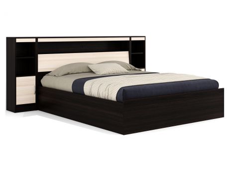 Кровать с блоком, тумбами и матрасом Promo B Cocos Виктория (180х200)