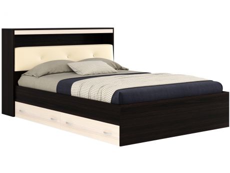 Кровать с блоком, ящиками и матрасом Promo B Cocos Виктория ЭКО-П (160х200)