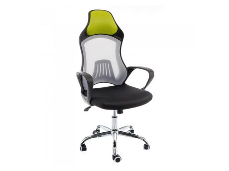 Atlant белое / черное / зеленое Компьютерное кресло MebelVia