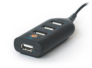 Концентратор USB 2.0 Konoos UK-02 "Фрегат" (4 порта)