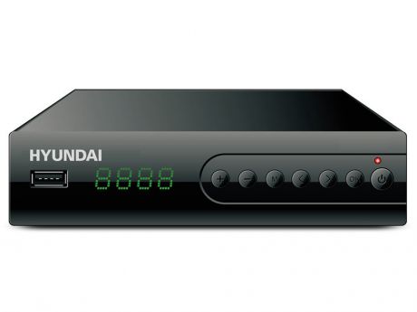 Ресивер DVB-T2 Hyundai H-DVB560 черный
