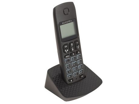 Телефон DECT Alcatel E192 RU Black АОН, Caller ID 10, 10 мелодий, Спикерфон