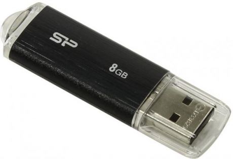 USB флешка Silicon Power Ultima U02 8Gb Black (SP008GBUF2U02V1K) USB 2.0