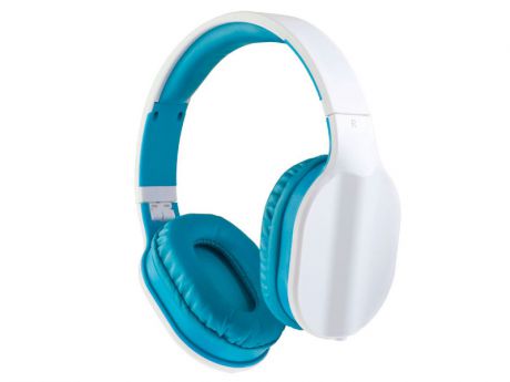 Гарнитура Perfeo DUAL (PF_A4005) White/Blue Проводные / Полноразмерные с микрофоном / 20 - 20000 Гц / Одностороннее / miniJack 3.5 мм