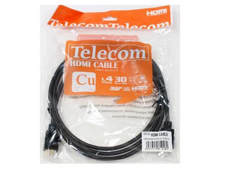 Кабель HDMI Telecom CG501D-2M 2 м черный позолоченные контакты