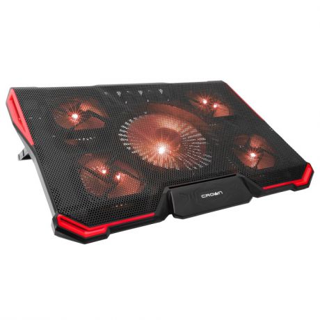 Подставка для ноутбука CROWN CMLS-k330 RED до 19" Размер 410*292*29мм , кулеры: D140mm*1+ D80mm*4