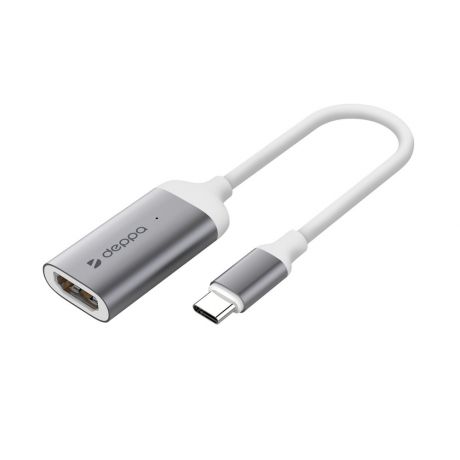 Переходник USB Type-C - HDMI Deppa 73120 графит