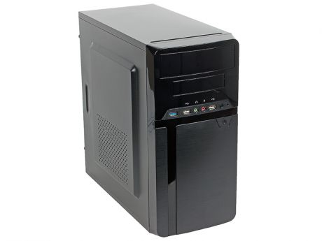 Компьютер OLDI Computers Office 130 (0702891) Системный блок Black / Core i3-9100F 3.6GHz / 8GB / 128GB SSD / GeForce GT 710 2GB / noDVD / Win 10 Pro