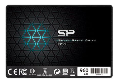 SSD накопитель Silicon Power Slim S55 SP960GBSS3S55S25 960Gb SATA/2.5"