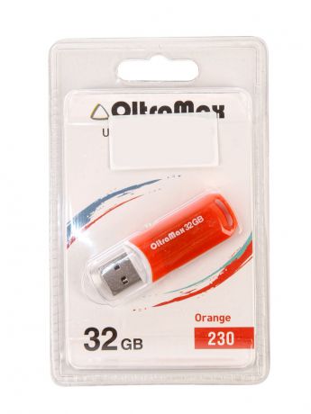USB Flash Drive 32Gb - OltraMax 230 OM-32GB-230-Orange
