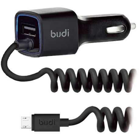 Зарядное устройство Budi M8J066M MicroUSB 2.4A Black
