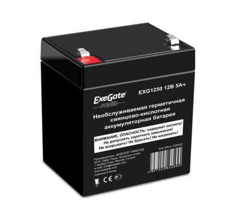 Аккумулятор для ИБП ExeGate Special EXS1250 255175