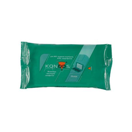 Салфетки Konoos KSN-15 Покетпак 15шт для экранов