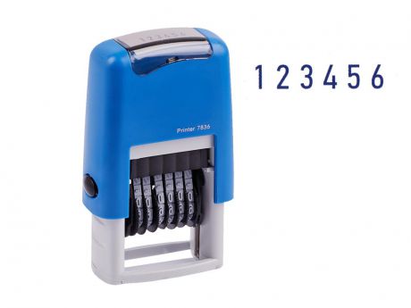 Нумератор мини автомат Berlingo Printer 7836 6 разрядов 3mm BSt_82406 276532