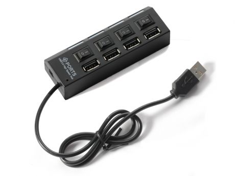 Kromatech 07091b013 USB 4 ports Black