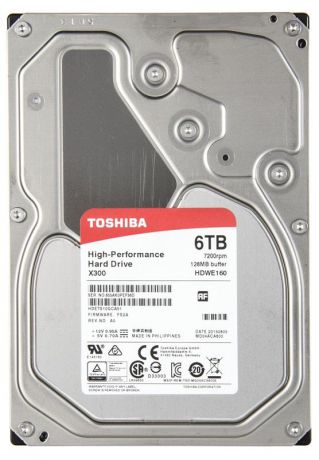 Жесткий диск Toshiba 6Tb HDWE160EZSTA / HDWE160UZSVA