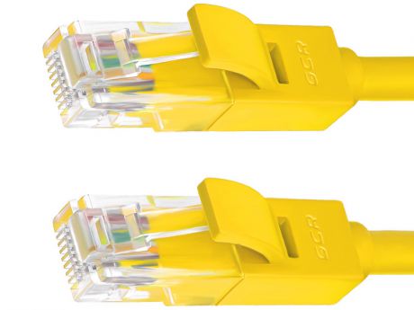 Сетевой кабель Greenconnect UTP 24AWG cat.5e RJ45 T568B 3m Yellow GCR-50704