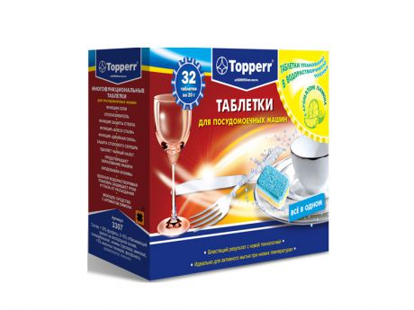Аксессуар Таблетки для посудомоечных машин Topperr 3307
