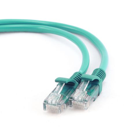Сетевой кабель Gembird Cablexpert UTP cat.5e 0.5m Green PP12-0.5M/G