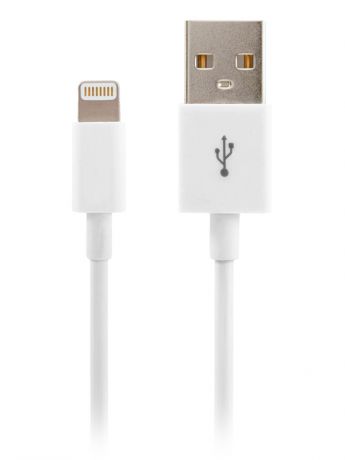 Аксессуар Olmio MFI USB 2.0 - iPhone/iPod/iPad 8pin 1м White 38903