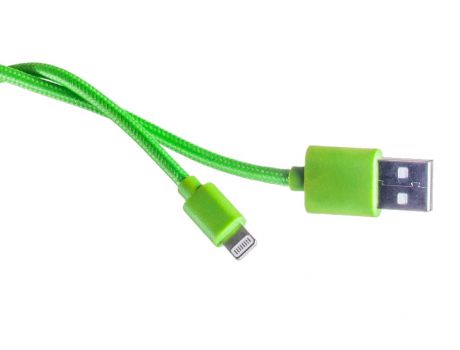 Аксессуар Prolike USB - 8 pin Lightning 1.2m Green PL-IP8-NL-1,2-GN