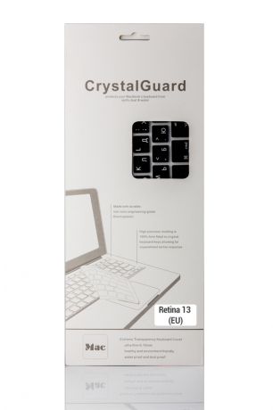 Аксессуар BTA CrystalGuard (EU) Black BTA-13-1302 Накладка на клавиатуру для ноутбука MacBook Retina 13