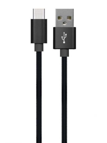 Аксессуар Media Gadget USB 2.0 - Type-C U-TC12 1m Black MGUTC12BK