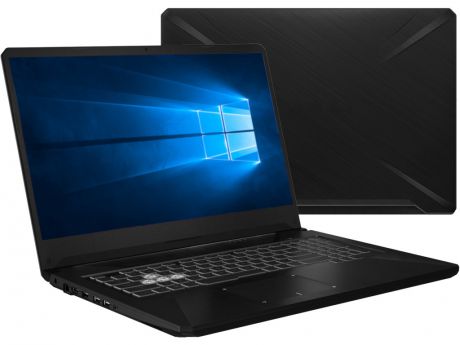 Ноутбук ASUS TUF FX705DD-AU020T Black 90NR02A2-M00970 (AMD Ryzen 7 3750H 2.3 GHz/8192Mb/1000Gb + 128Gb SSD/nVidia GeForce GTX 1050 3072Mb/Wi-Fi/Bluetooth/Cam/17.3/1920x1080/Windows 10 Home 64-bit)