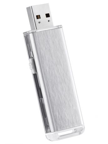 USB Flash Drive 32Gb - Apacer AH33A USB 2.0 Silver AP32GAH33AS-1
