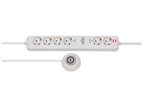 Удлинитель Brennenstuhl Eco-Line Comfort Switch Plus 6 Sockets 1.5m 1159560216