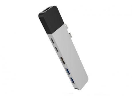 Хаб USB HyperDrive Hyper Net 6-in-2 Hub Silver GN28N-SILVER