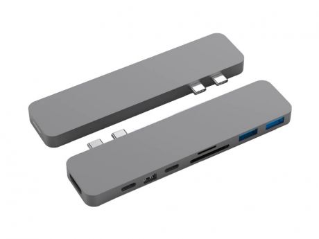 Хаб USB HyperDrive Hyper Pro 8-in-2 Hub Space Grey GN28D-GRAY