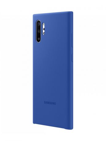 Аксессуар Чехол Samsung Galaxy Note 10 Plus Silicone Cover Blue EF-PN975TLEGRU