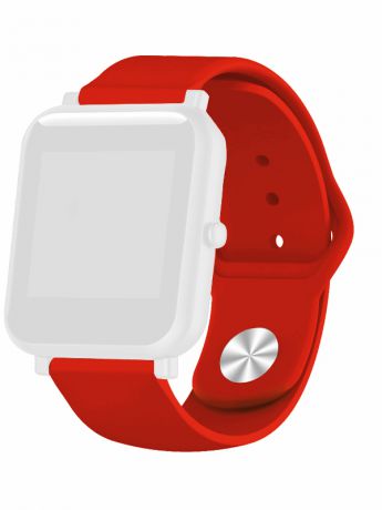 Aксессуар Ремешок DF для Xiaomi Amazfit Bip xiClassicband-01 Red