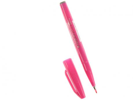 Фломастер-кисть Pentel Brush Sign Pen Pink SES15C-P