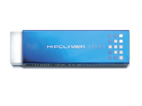 Ластик Pentel HI-Polymer Slim Eraser 65x18x4.5mm EZEE02