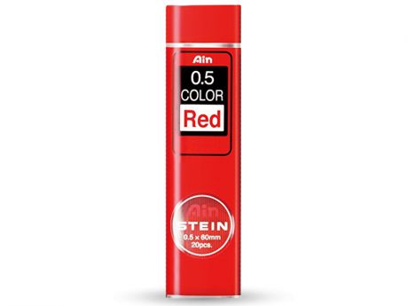 Грифель Pentel Ain Stein 0.5mm 20шт Red C275-RD
