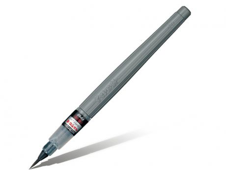 Кисть c пигментными чернилами Pentel Brush Pen Black XFP5F