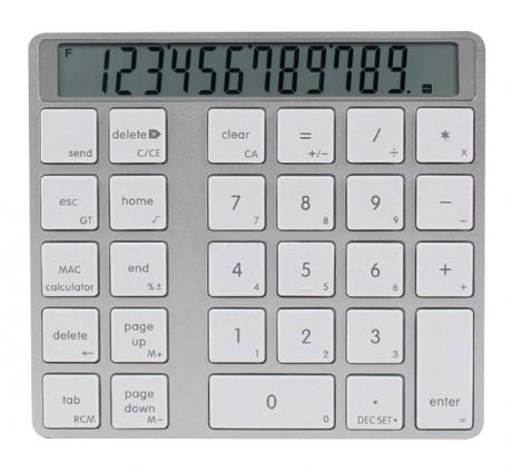 Клавиатура XtremeMac Numpad Bluetooth Calculator XWH-CMN-83