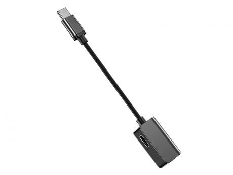 Аксессуар Baseus L40 Type-C Male - Type-C Female + 3.5mm Female Adapter Black CATL40-01