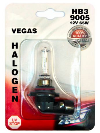 Лампа AVS Vegas HB3/9005 12V 65W (1 штукa) A78485S
