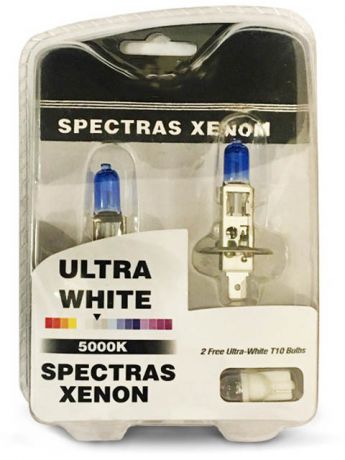 Лампа AVS Spectras Xenon H1 12V 75W T10 5000K 2+2шт A07246S
